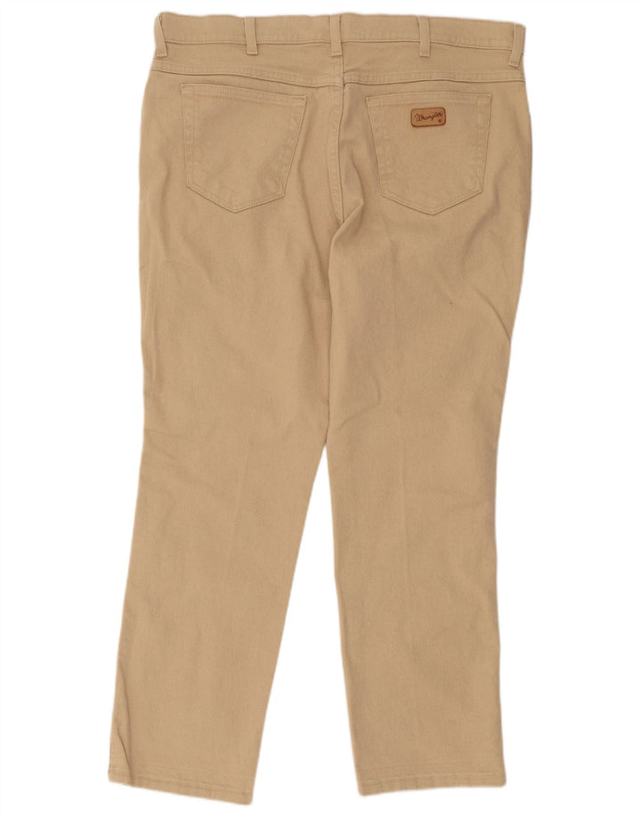 Джинсы мужские прямые Wrangler W40 L30 бежевые