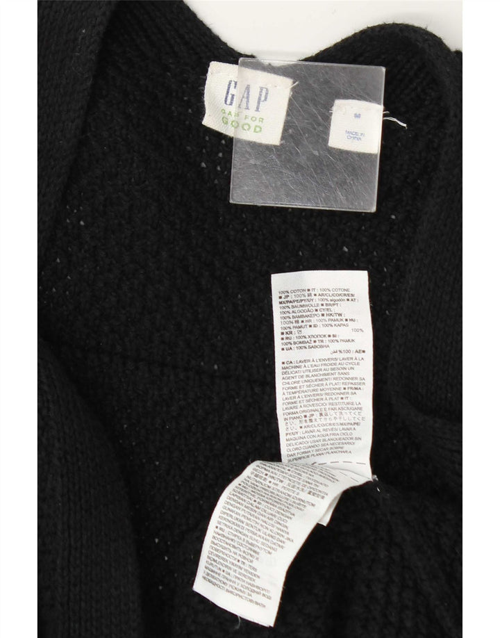 Женский открытый кардиган Gap UK 14, средний темно-синий хлопковый свитер