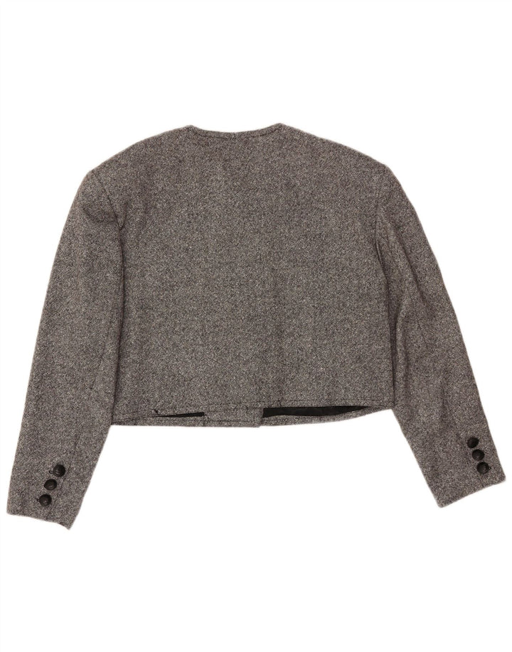 Женское двубортное болеро MONDI EU 42, большая серая шерсть