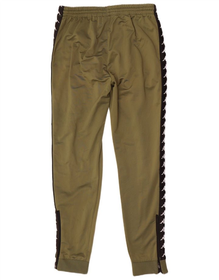 KAPPA Мужские спортивные брюки с графическим рисунком, джоггеры, большие зеленые цветные блоки