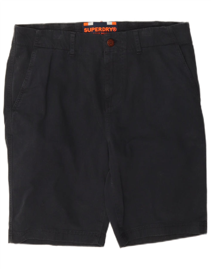 Мужские шорты чинос Superdry W32, средний темно-синий, хлопок