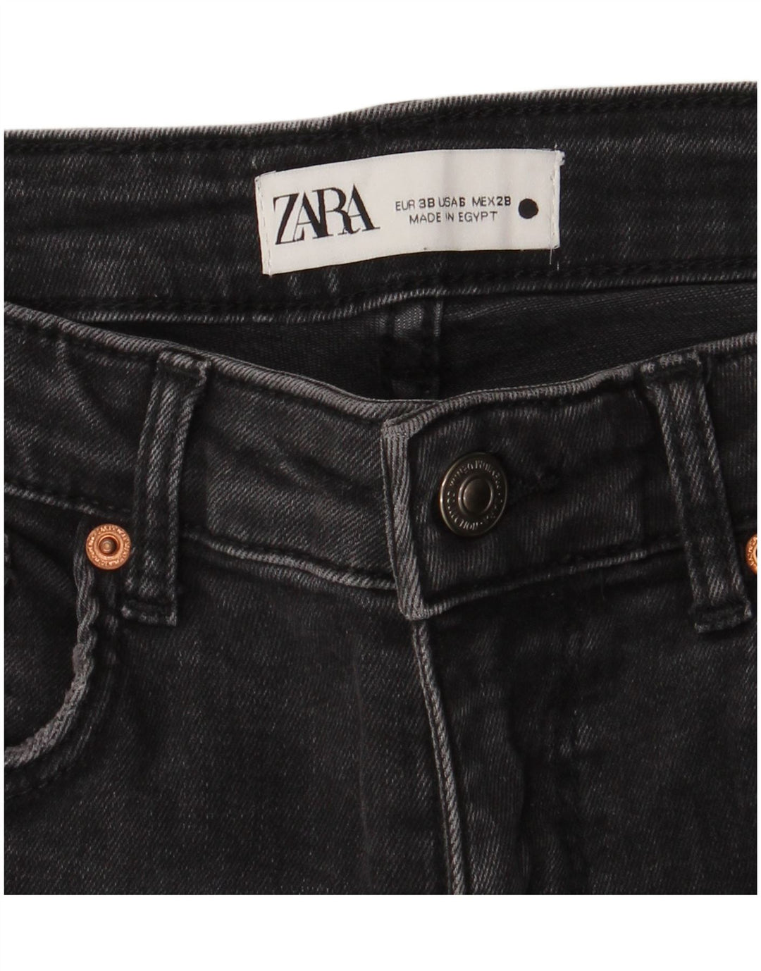 Женские узкие джинсы Zara EU 38 Small W28 L25 Серые