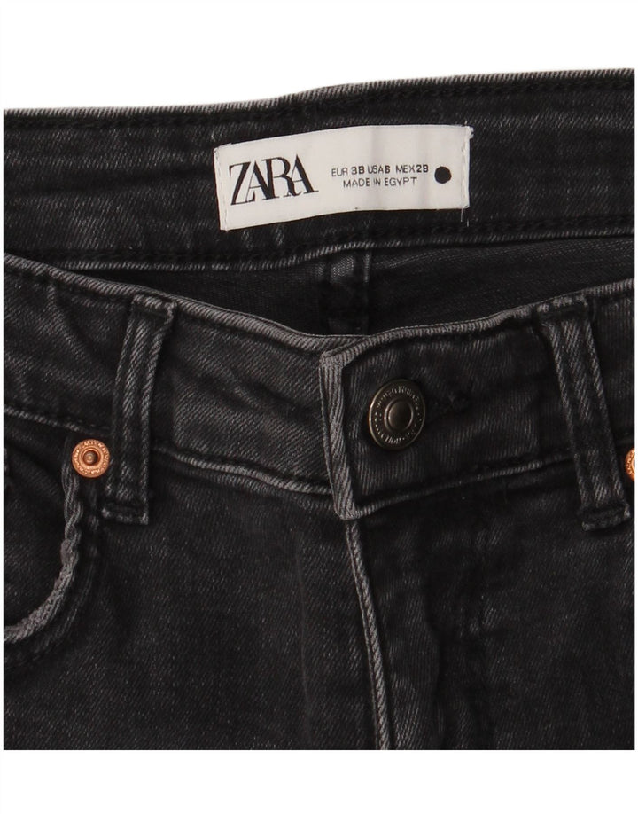 Женские узкие джинсы Zara EU 38 Small W28 L25 Серые