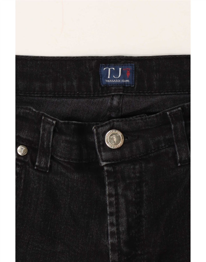 Женские узкие джинсы Trussardi W30 L29 черные