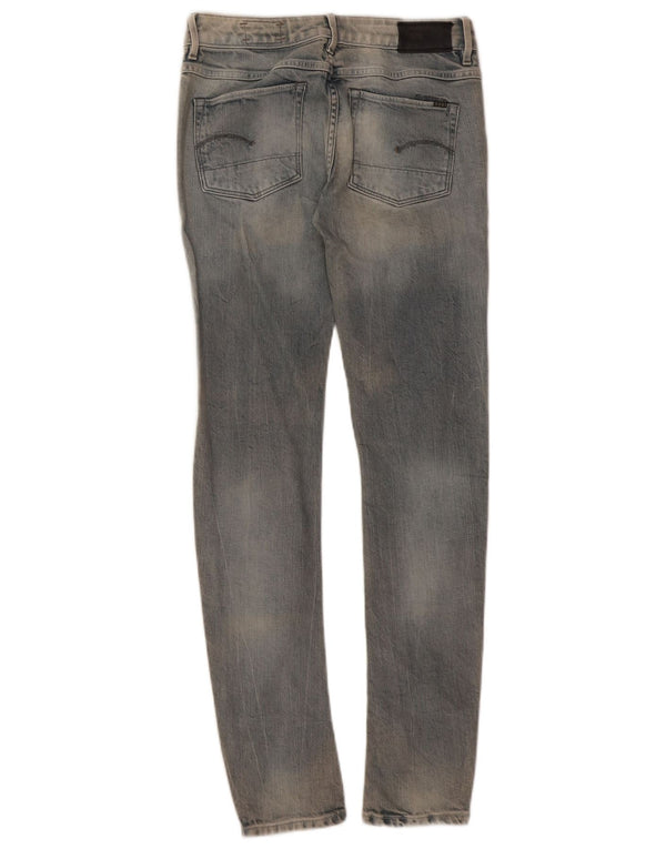 Женские джинсы скинни G-Star 3301 W28 L32 Синие, хлопок