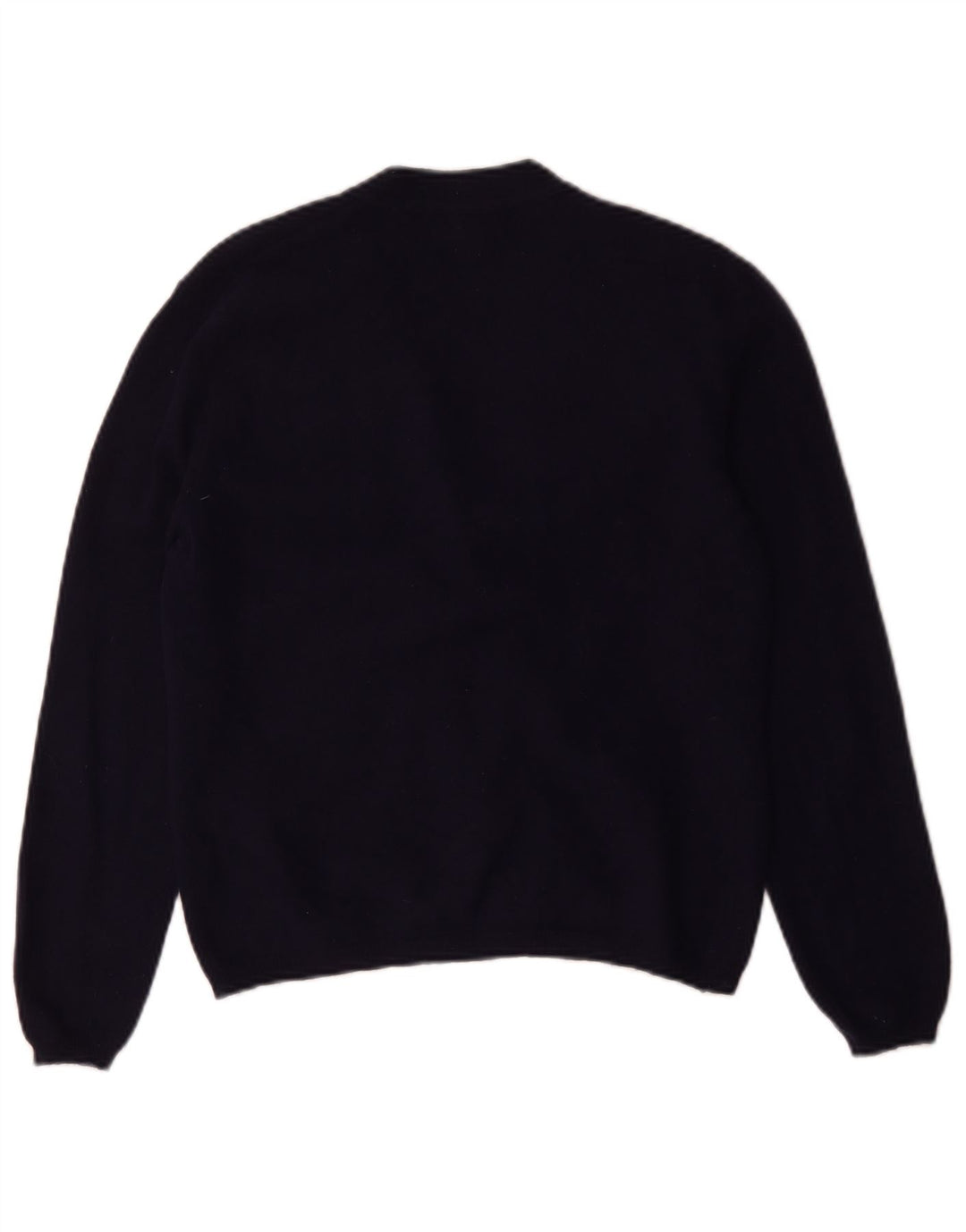 Женский кардиган Zara UK 14, большой темно-синий шерстяной свитер