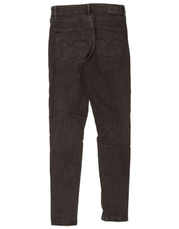 Женские джинсы скинни LEVI'S 721 с высокой посадкой W27 L30 Серые хлопковые