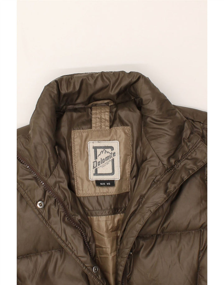 DOLOMITE Womens Padded Coat UK 6 XS Grey Polyester | Vintage Dolomite | Thrift | Second-Hand Dolomite | Used Clothing | Messina Hembry 