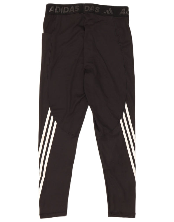 Женские леггинсы Adidas Tech Fit с рисунком UK 16/18, большие черные полоски