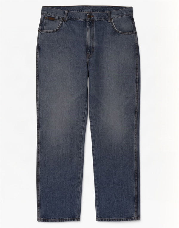 Мужские прямые джинсы Wrangler Texas W38 L30, синий хлопок