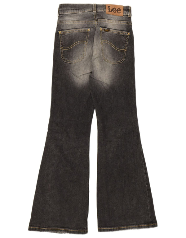 Расклешенные джинсы Lee для девочек Felton кислотной стирки 9–10 лет W22 L26, серый хлопок