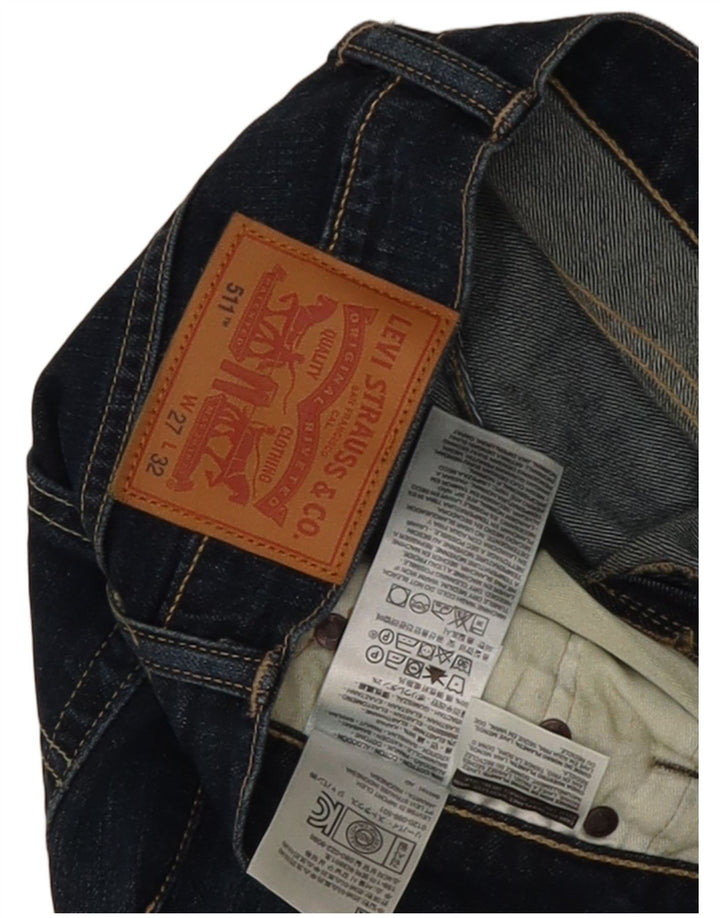 Женские джинсы Levi's Slim 511 W27 L32 Темно-синие, хлопок