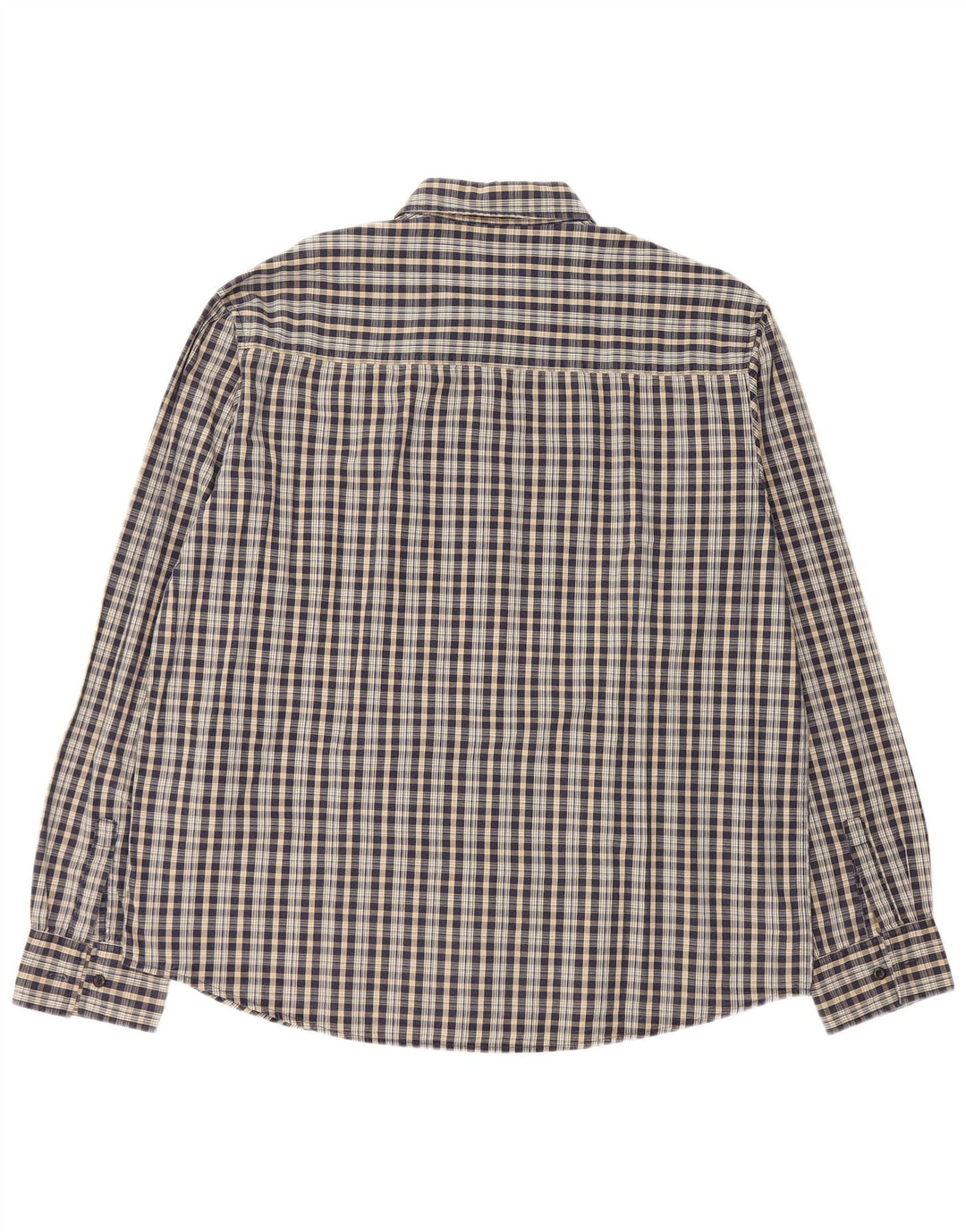 Мужская рубашка LEVI'S XL Темно-синяя клетка из полиэстера