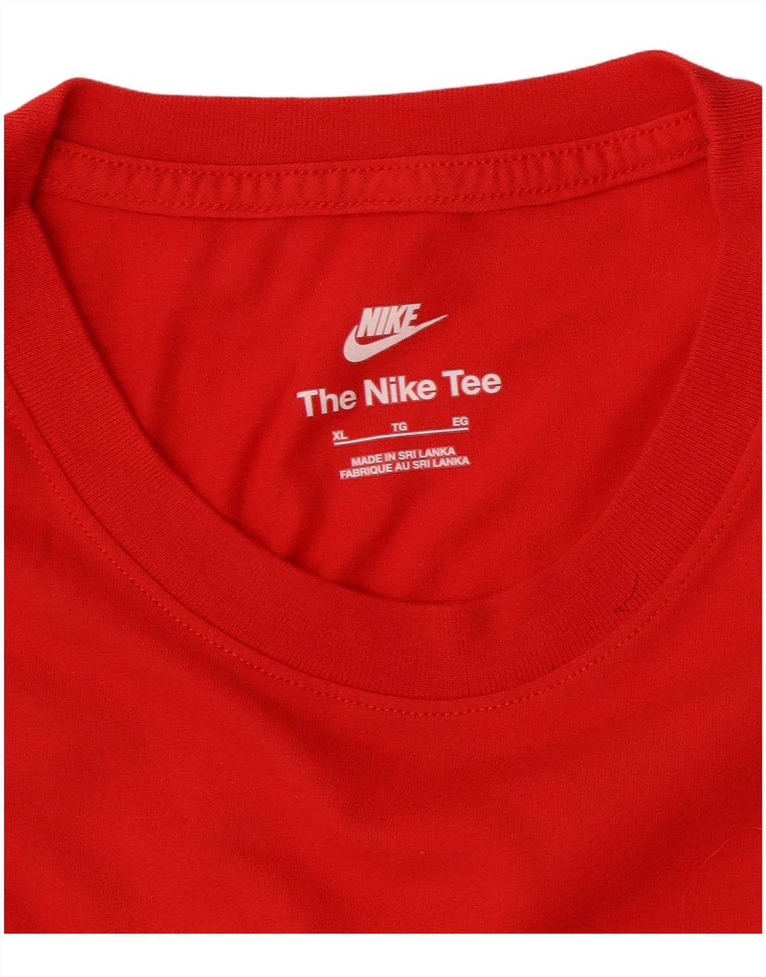 Мужская футболка NIKE XL, красная