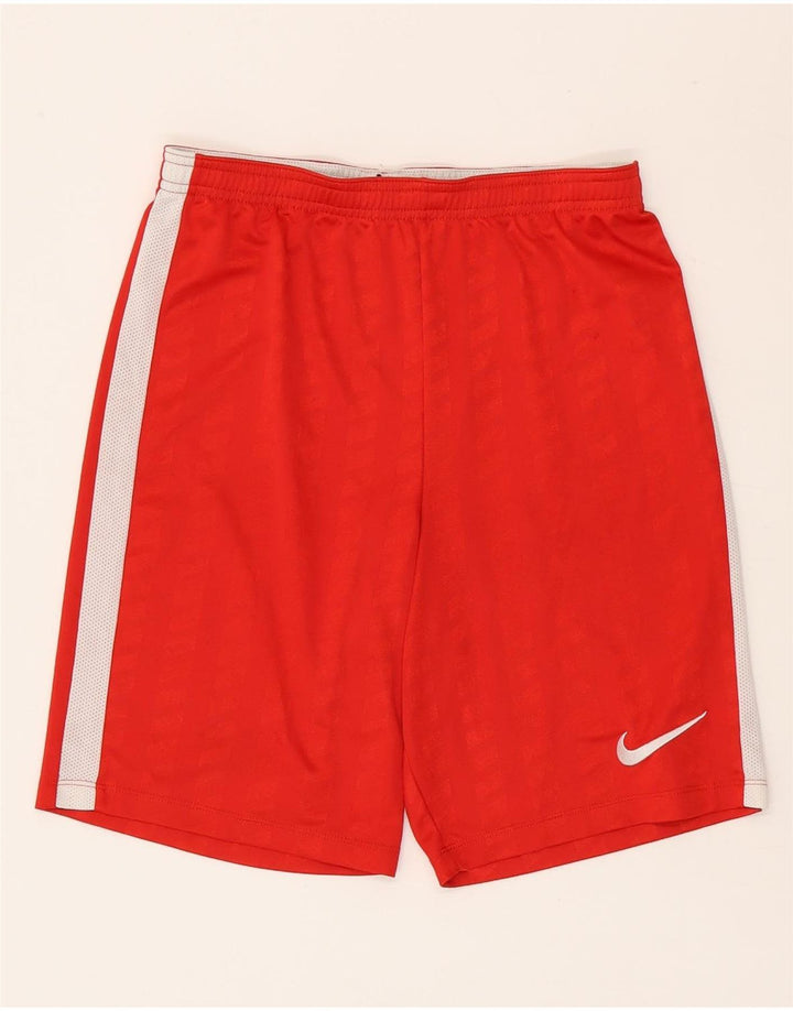 Мужские спортивные шорты Nike Dri Fit, маленькие красные полиэстер с цветными блоками