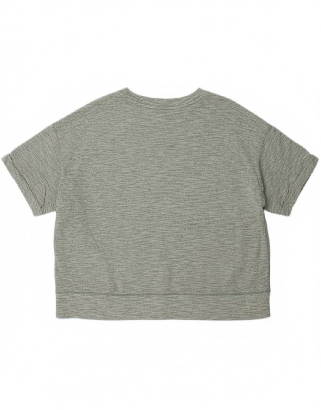 Женская футболка оверсайз Eddie Bauer Top UK 18 XL, зеленый полиэстер с крапинками