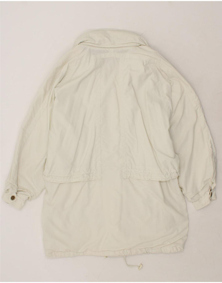 KLEPPER Womens Windbreaker Coat UK 16 Large White Vintage Klepper and Second-Hand Klepper from Messina Hembry 