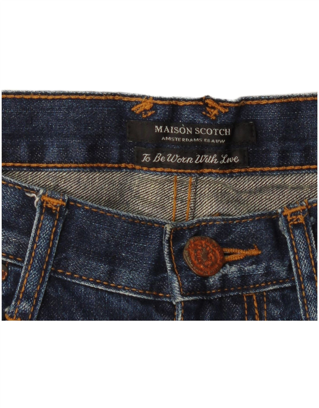 Женские джинсовые шорты Maison Scotch W32, средний синий
