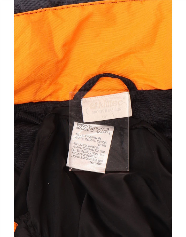 Мужской жилет свободного покроя с подкладкой KILLTEC UK 40, большой белый с цветными блоками