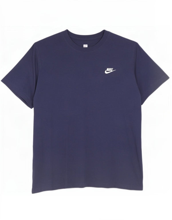 Мужская футболка Nike Top XL, темно-синий, хлопок