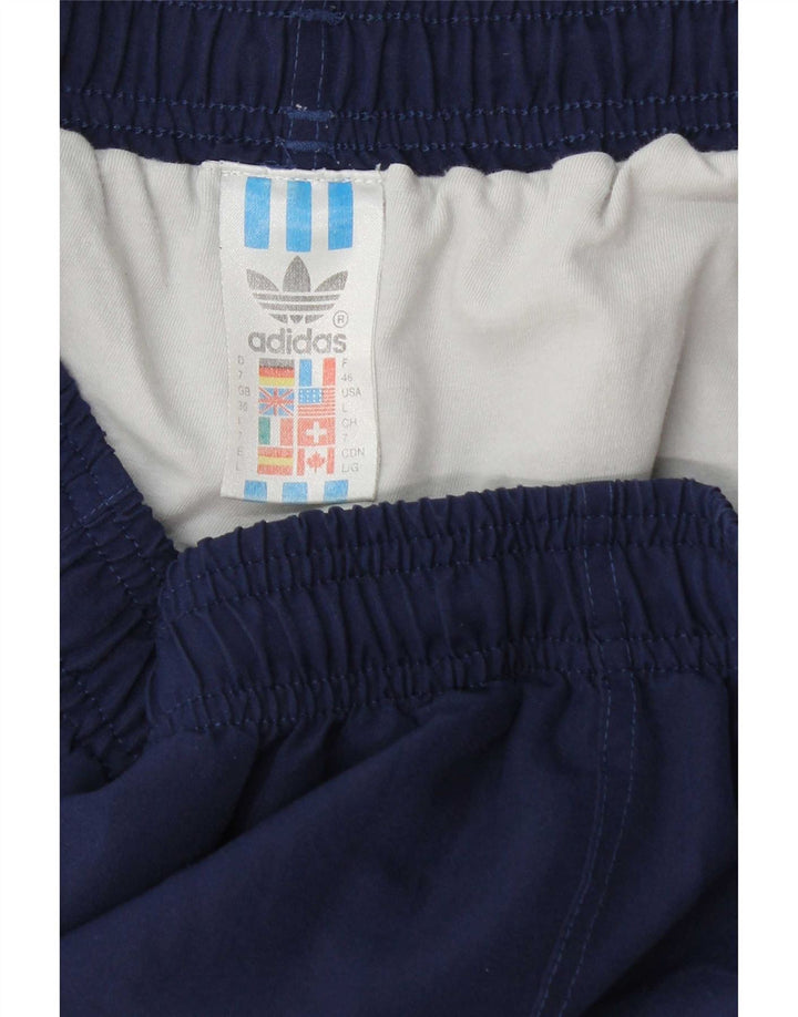 Мужские спортивные шорты Adidas, большие темно-синие, полиэстер