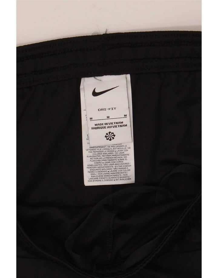 Мужские спортивные шорты Nike Dri Fit среднего размера, полиэстер с цветными блоками, средний черный