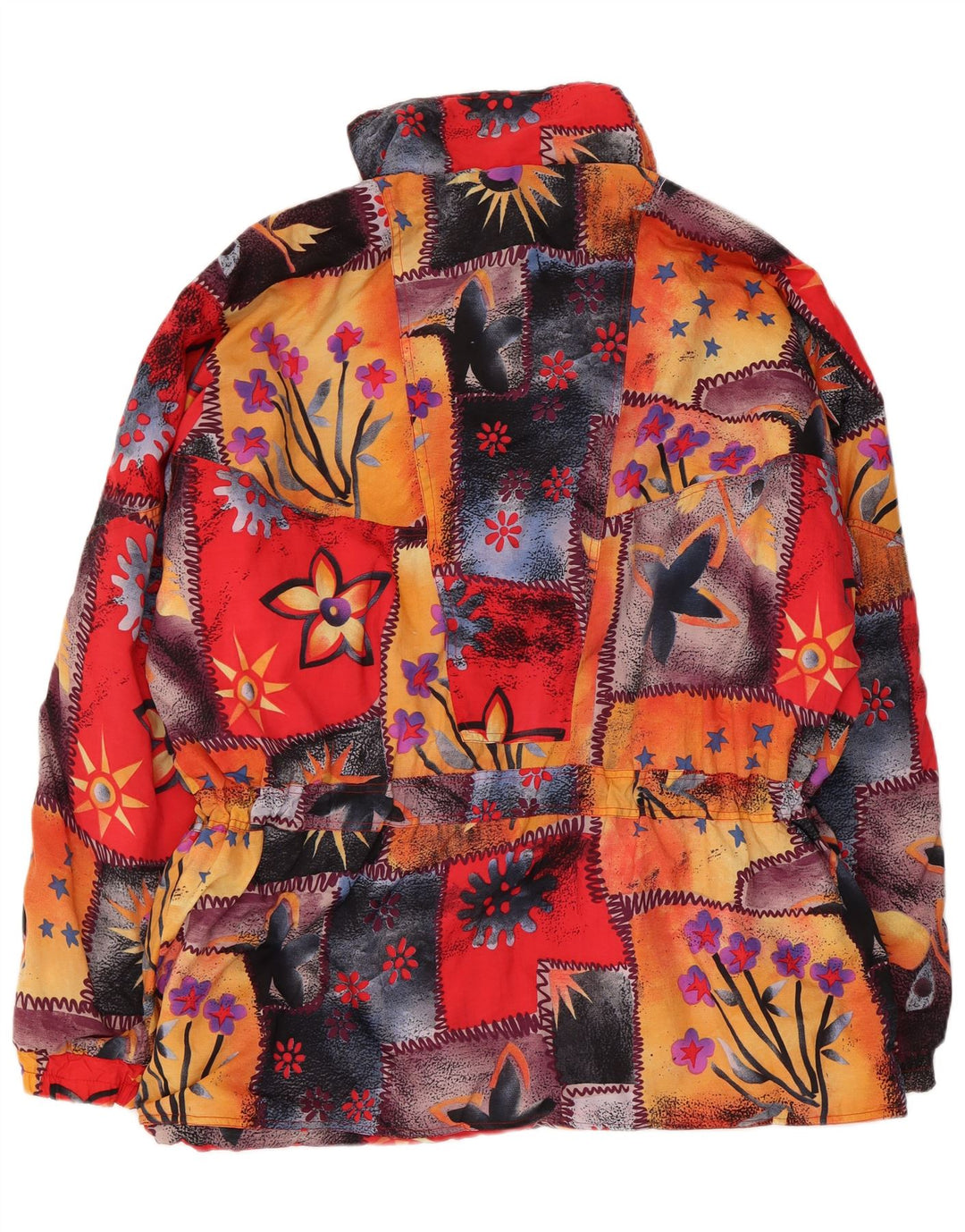 Винтажная мужская ветровка EU 48/50, средний разноцветный полиамид