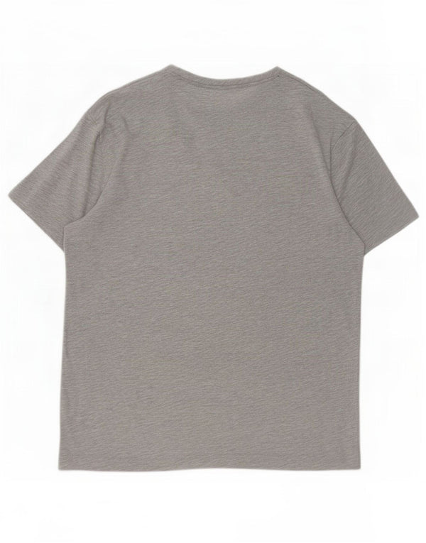 Мужская футболка с рисунком Harmont & Blaine Top XL серая в крапинку