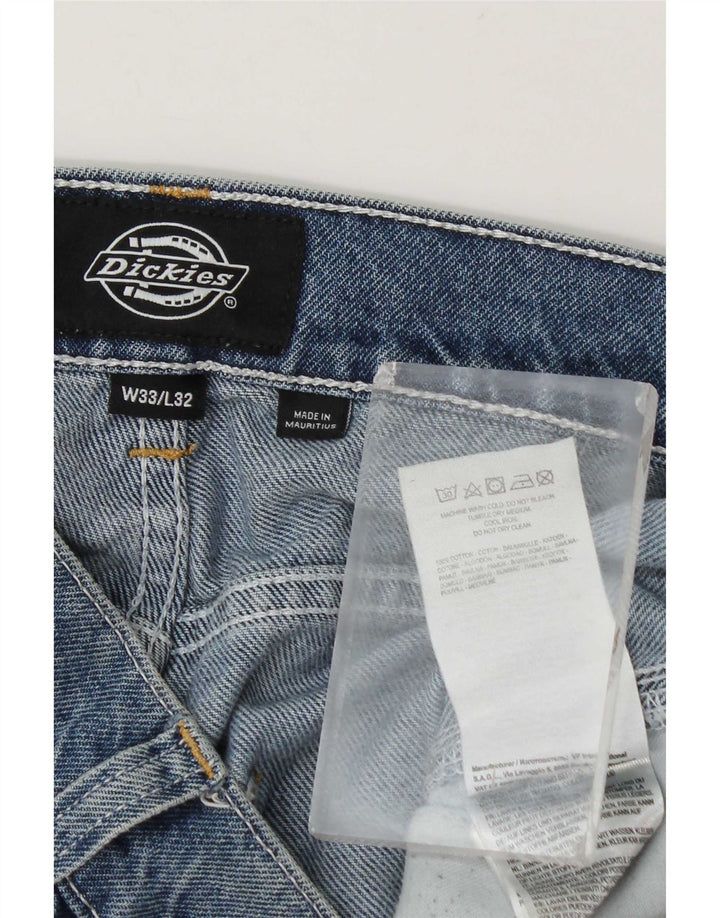 Мужские зауженные джинсы-карго Dickies W33 L32, синие, хлопок