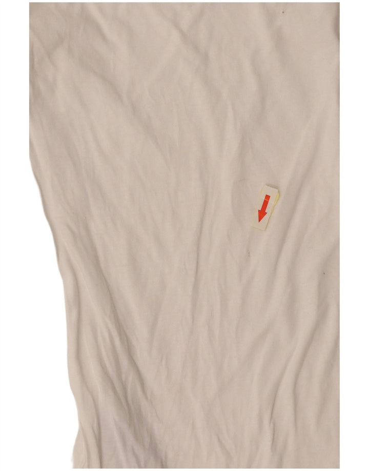 Женская футболка GAS Top UK 12, средний белый хлопок, белый цвет