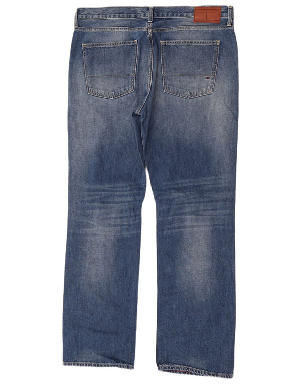 Мужские прямые джинсы Tommy Hilfiger W38 L32 синие, хлопок