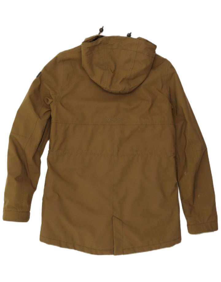 Женская парка O'Neill с капюшоном UK 14, большой цвет хаки, полиэстер