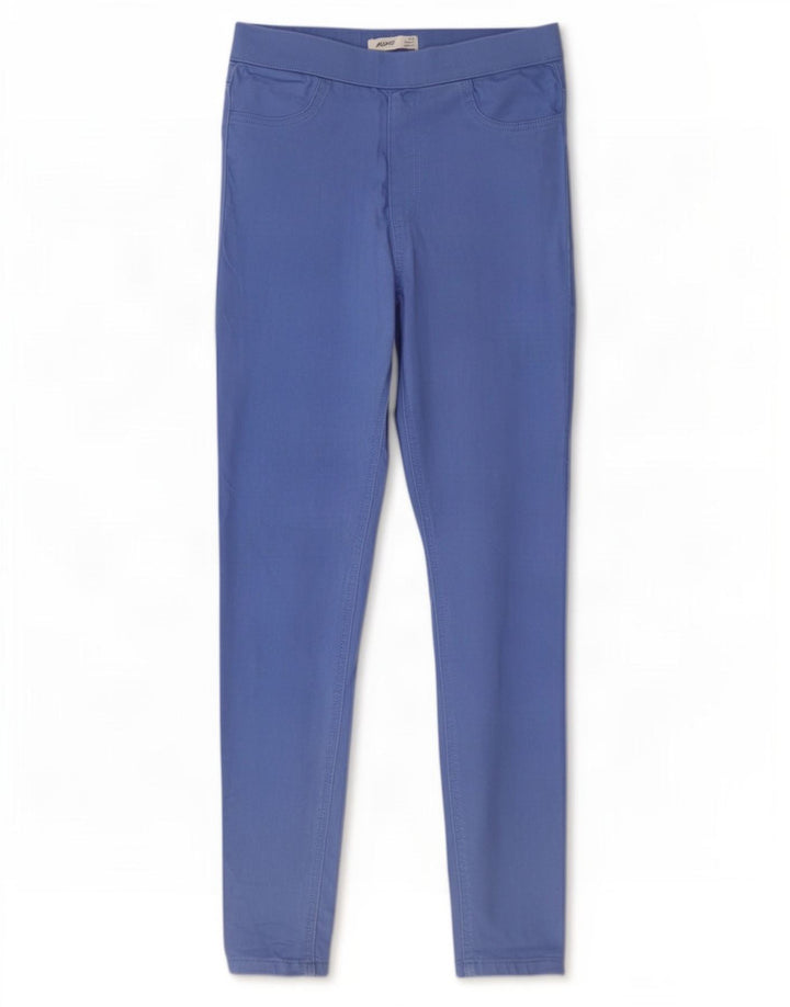 Женские джинсы джеггинсы Marks & Spencer UK 10, маленькие синие, хлопковые