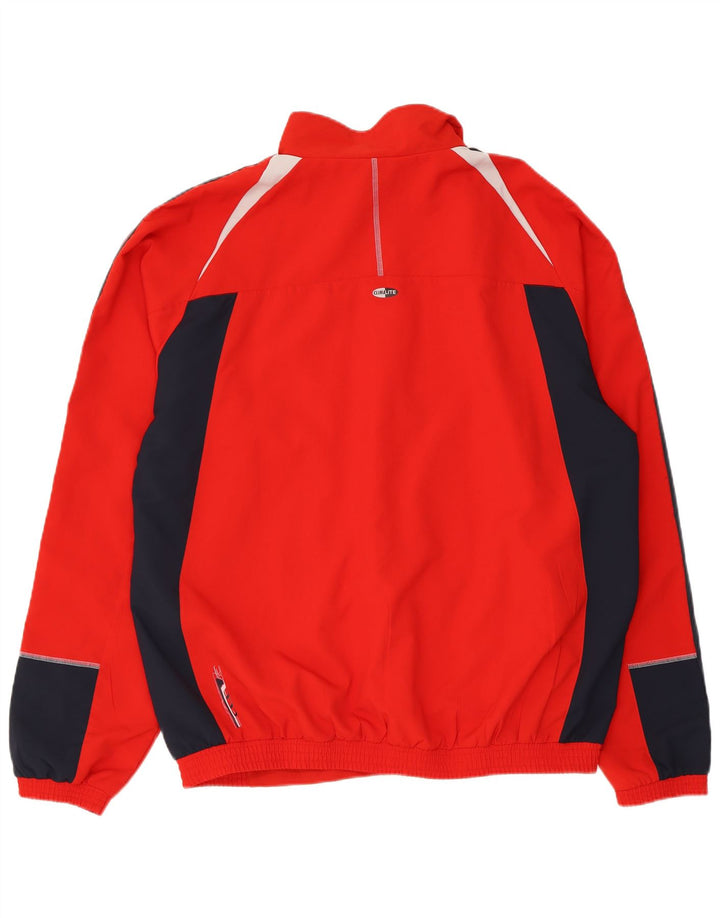Мужская спортивная куртка Adidas Clima 365 XL, красный полиэстер с цветными блоками