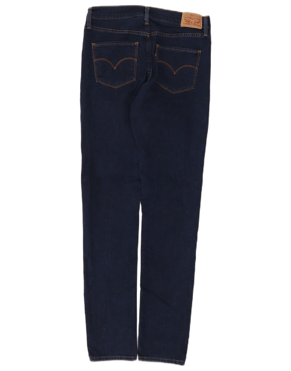 Женские узкие джинсы Levi's W28 L32 Темно-синие