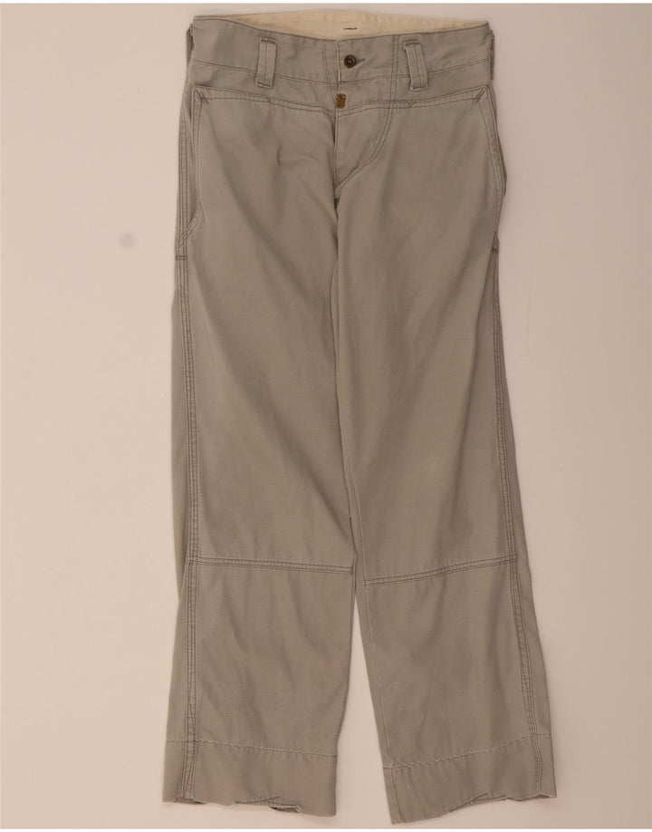 DOCKERS Mens Straight Casual Trousers W30 L32 Grey Vintage Dockers and Second-Hand Dockers from Messina Hembry 