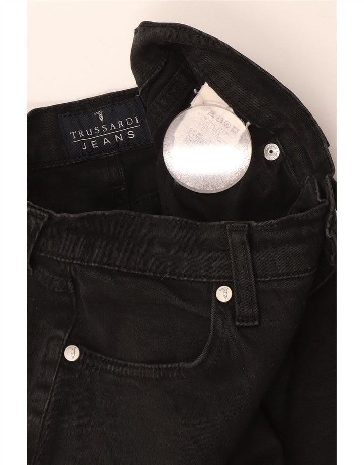 Женские прямые джинсы Trussardi W26 L30 серые, хлопок