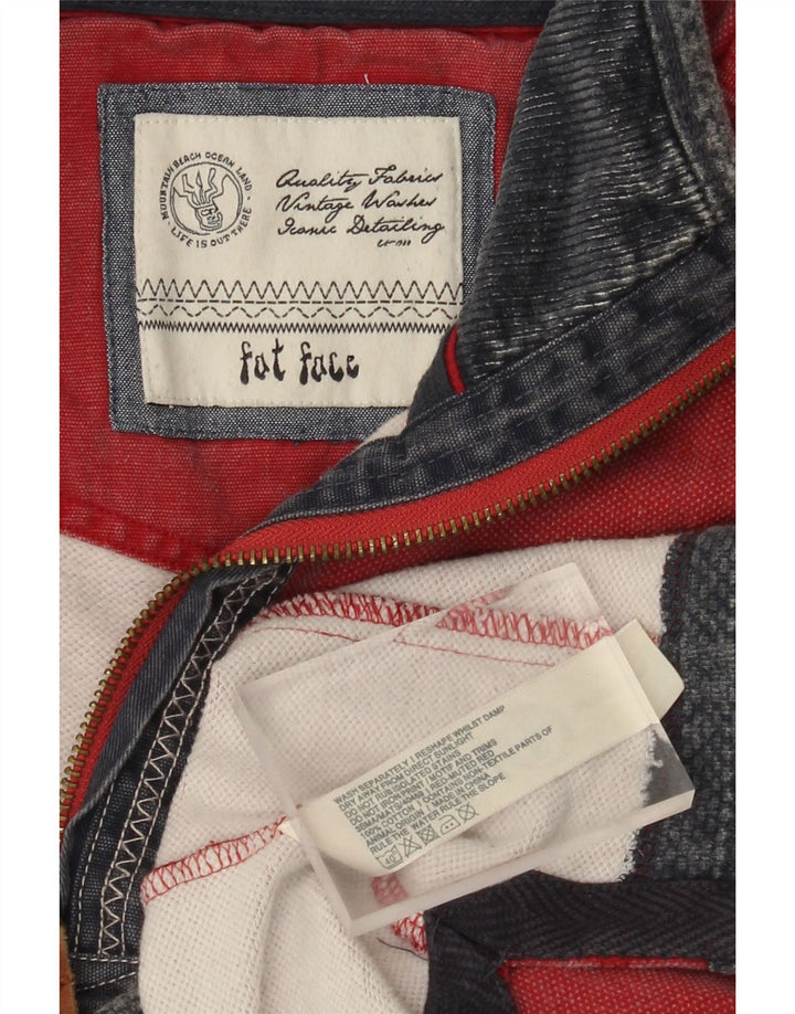 Мужской свитер с воротником на молнии для толстого лица, большой красный хлопковый джемпер