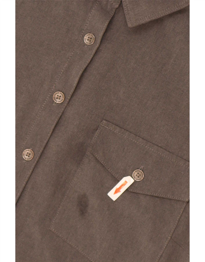 Женское пуловерное платье-рубашка без рукавов Eddie Bauer, Великобритания, 18 XL, серое, полиэстер