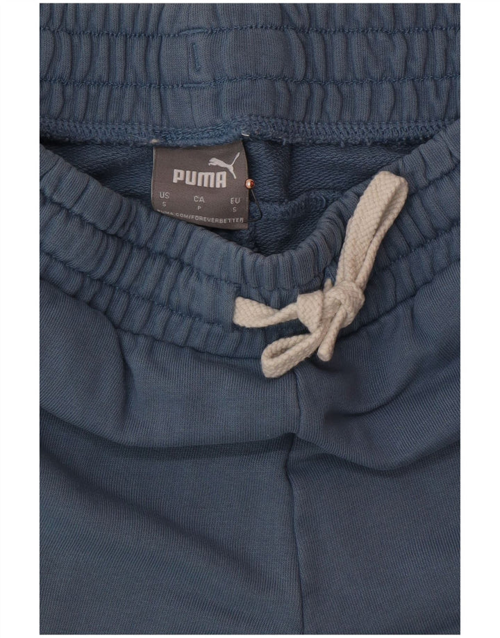 Мужские спортивные шорты PUMA с рисунком, маленькие синие, хлопок