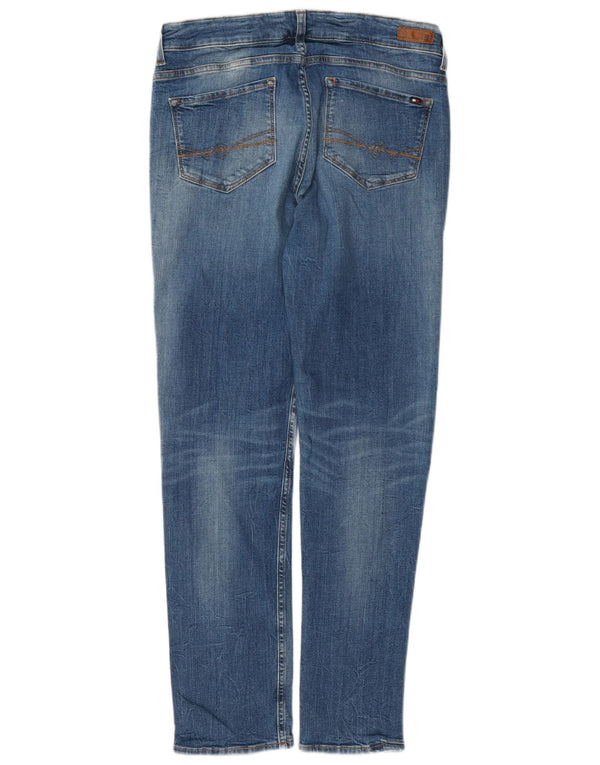 Женские прямые джинсы Tommy Hilfiger Madrid RW W31 L32, синий хлопок