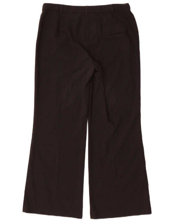 Женские широкие брюки чинос Marks & Spencer UK 16, большие W34 L31, черные
