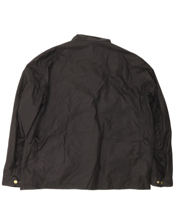 Мужская куртка Barbour из вощеного хлопка UK 44 2XL, черный хлопок