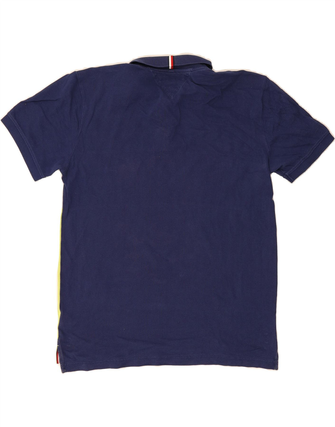 TOMMY HILFIGER Mens Regular Fit Polo Shirt 2XL Multicoloured Colourblock Vintage Tommy Hilfiger and Second-Hand Tommy Hilfiger from Messina Hembry 