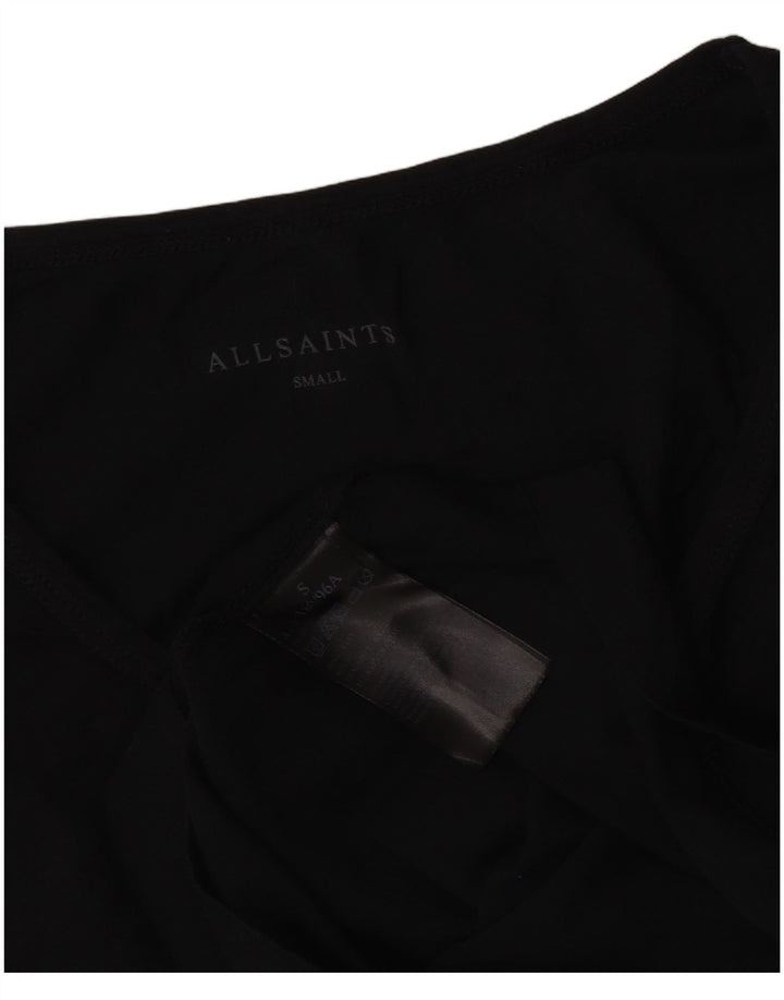 Мужской жилет All Saints, маленький черный хлопковый