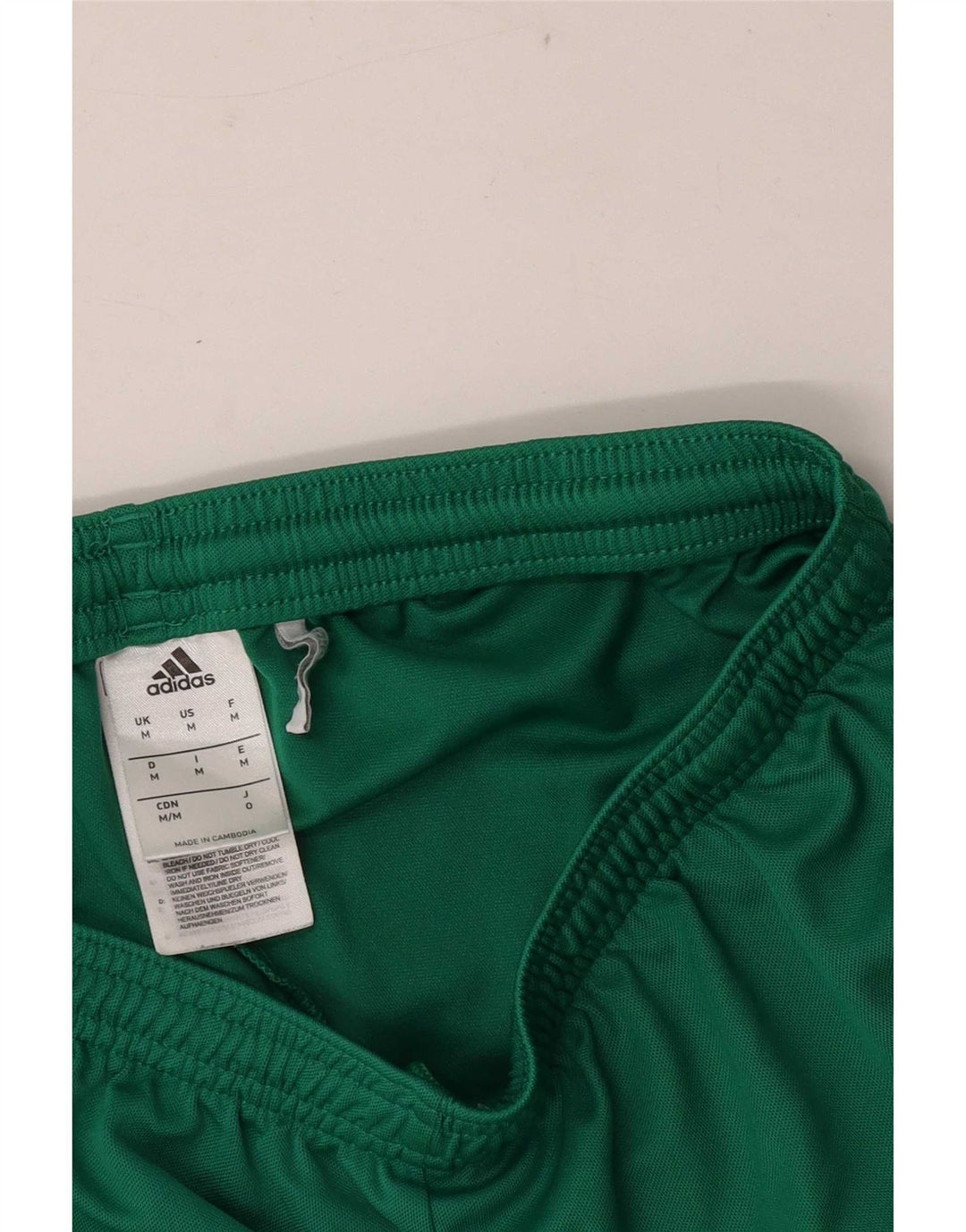 Мужские спортивные шорты Adidas Climalite, средний зеленый полиэстер