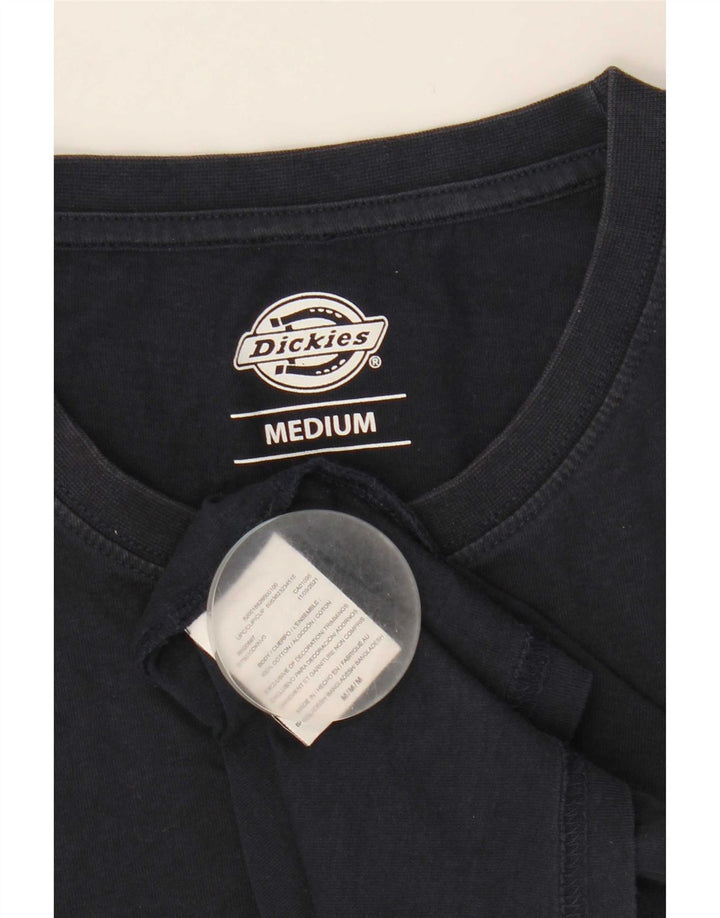 Мужская футболка с рисунком Dickies, топ среднего размера, темно-синий, хлопок