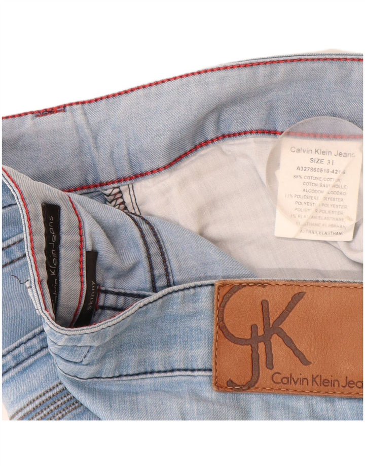 Женские узкие джинсы Calvin Klein W34 L32, синий хлопок