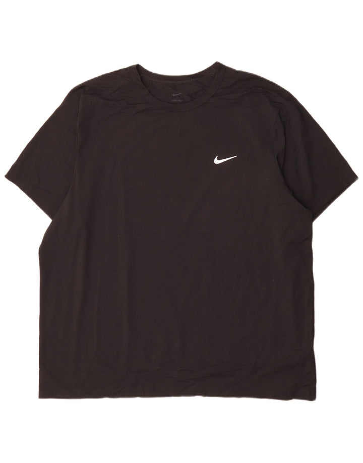 Мужская футболка Nike Dri Fit 2XL, черный полиэстер