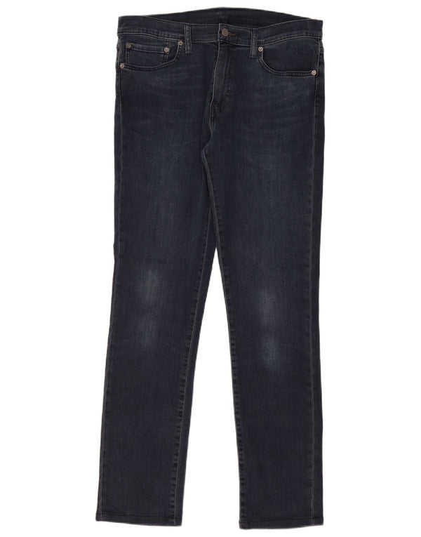 Мужские джинсы Levi's 511 Slim W33 L34 Темно-синие, хлопок
